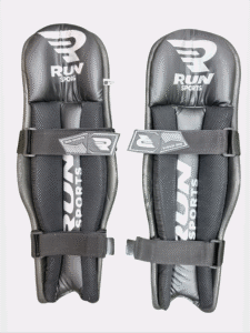 RUN Machine Sports Cricket Men's Corporate Black Batting Pad / Men's Leg Guards Black
