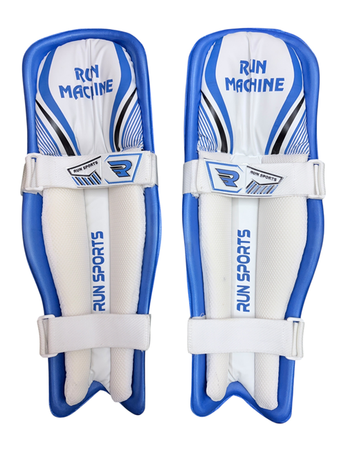 RUN Machine Sports Cricket Men's Batting Pad / Men's Leg Guards Blue