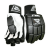 RUN Machine Striker Batting Gloves (Black) Premium Grip, Protection & Power Performance