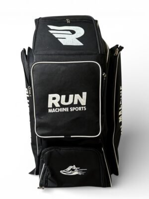 Run Machine Cricket Kit Bag (Black) – Premium Storage, Durability & Professional Design