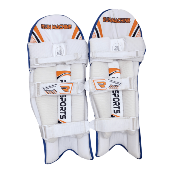 IMG_0909-Photoroom RUN Machine Professional Batting Pads (Blue) – Lightweight Protection, Comfort & Match Performance