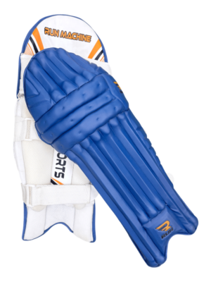 RUN Machine Professional Batting Pads (Blue) – Lightweight Protection, Comfort & Match Performance